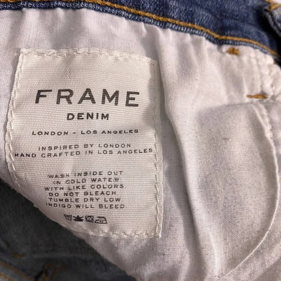 FRAME Denim Le Skinny de Jeanne in Seville‎ Wash Blue Size US 26 - Picture 11 of 12